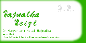 hajnalka meizl business card